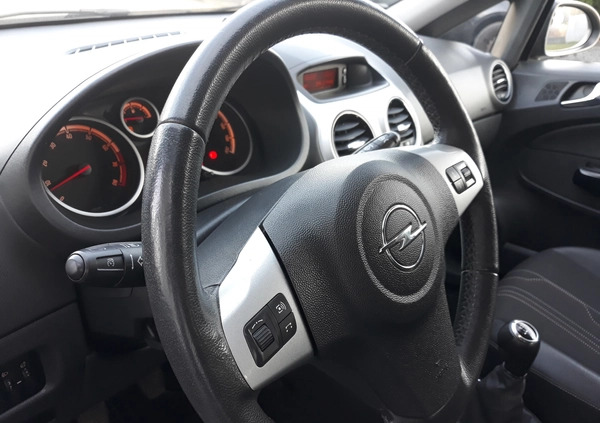 Opel Corsa cena 18600 przebieg: 145000, rok produkcji 2012 z Kościan małe 352